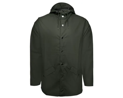 Rains Regenjacke Jacket W3 Unisex Erwachsene Regenmantel, Kapuze, Jacket, Anorak, Regenbekleidung