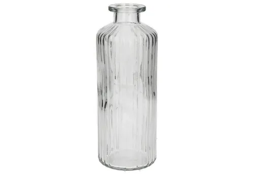 Annastore Dekovase 12 x Vasen aus Glas im Vintage-Look, Glasflaschen Deko Vasen Glasvasen Blumenvasen Flaschen Deko-Flaschen