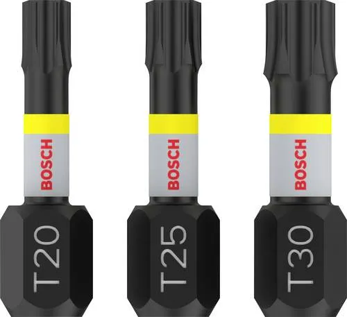 Bosch Accessories 2608522479 Sechsrund-Bit 3teilig T-Profil