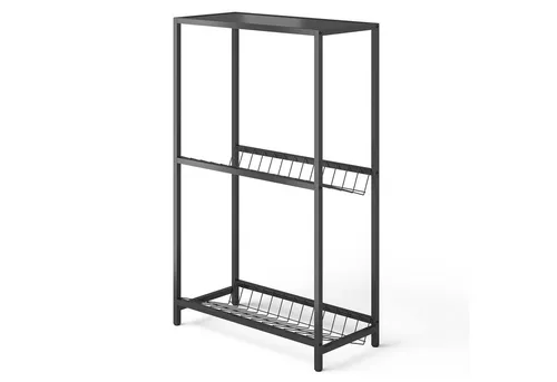 STEELSØN Standregal Montune - Standregal für 4 Getränkekisten, aus robustem Stahl mit zusätzlicher Ablagefläche – ideal für eine effiziente und platzsparende Aufbewahrung in Küche oder Abstellraum.