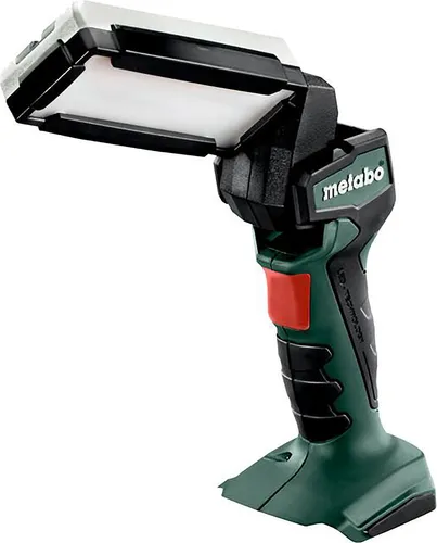 Metabo Akku-Stablampe SLA 14.4-18 LED – Flexibles Arbeitslicht - Taschenlampen – Kraftvolles, gleichmäßiges Licht mit 180° drehbarem Kopf für optimale Ausleuchtung und praktischem Aufhängehaken für freihändiges Arbeiten.