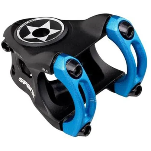 Spank Split Stem Vorbau Mountainbike/MTB Erwachsene, Unisex, Blau, 33 mm