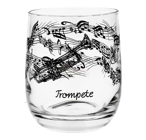 mugesh Glas Glas mit verschiedenen Motiven, Glas, für Musiker