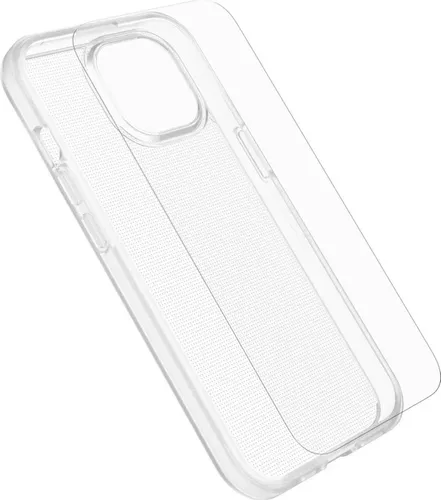 OtterBox Sturzschutz Bundle für iPhone 15: Ultimativer Schutz - Kabellose Qi-Ladegeräte, inkl. React Series Hülle mit Militärstandardschutz und kristallklarem Glass Displayschutz für maximalen Schutz vor Stürzen und Kratzern.