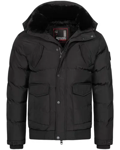 Alessandro Salvarini Winterjacke ASLeonio mit warmem Teddyfell und abnehmbarer Kapuze