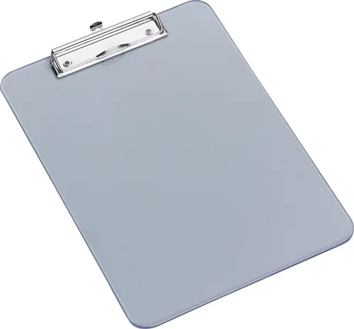 ALCO-Albert 4457 - Klemmbrett 230x320 mm, starke Federklemme und abgerundete Kanten aus glasklarem Acryl