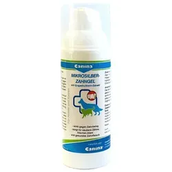 Mikrosilber-Zahngel für Hunde und Katzen 50 ml - effektive Zahnpflege mit Mikrosilber von Canina Pharma, rezeptfrei erhältlich