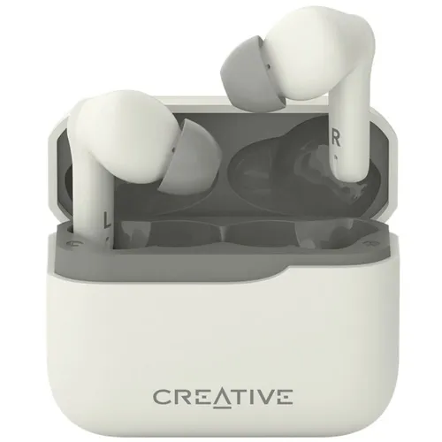 CREATIVE Zen Air Plus - Leichte, echte kabellose In-Ears mit Bluetooth LE-Audio - Kopfhörer mit hybrider aktiver Geräuschunterdrückung und bis zu 32 Stunden Gesamtspielzeit, ideal für Musikgenuss ohne Unterbrechungen.