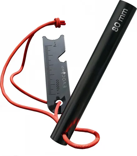 EVOCAMP Feuerzeug Feuerstahl 8 cm – Kompakter Feuerstarter für Outdoor & Survival - Kompakter Feuerstarter mit 8 cm Länge, ideal für Outdoor-Aktivitäten und Survival-Situationen. Robustes Design für zuverlässige Nutzung in der Natur.