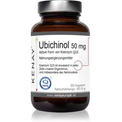Coenzym Q10 50mg von ZEINpharma - Hochreines KanekaTM Ubichinol, unterstützt die Energieproduktion und wirkt antioxidativ