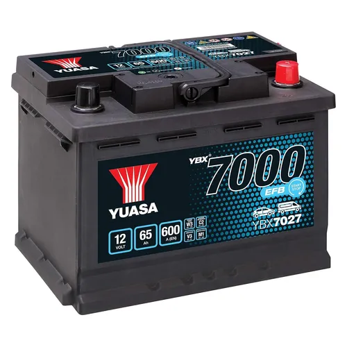 Yuasa 65Ah EFB Autobatterie 12V YBX7027 von Yuasa