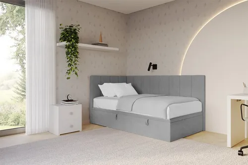 ALTDECOR Jugendbett LOVY 100x200 cm mit Bettkasten