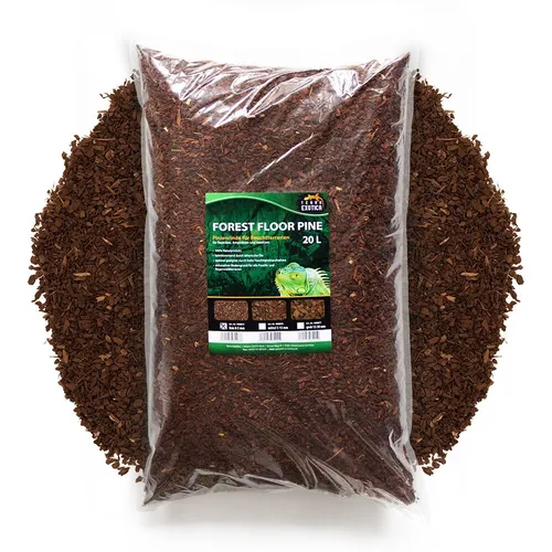 Forest Floor Pine 20 Liter fein - Pinienrinde Terrarium Substrat Bodengrund