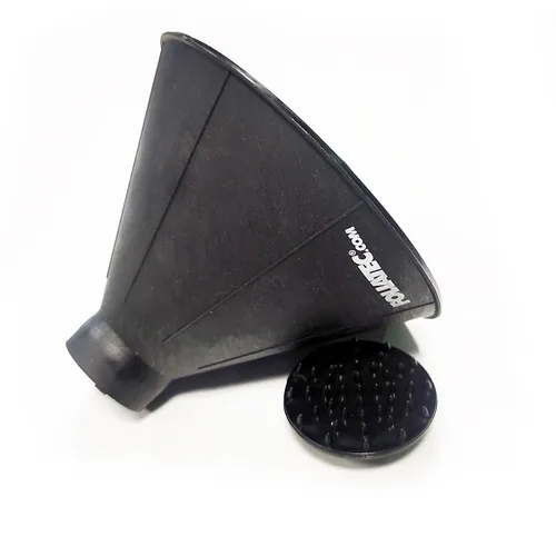 FOLIATEC EISKRATZER RUND 360° EISSCHABER Ø 14cm MIT TRICHTER WINDSCHUTZSCHEIBE