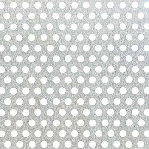 Alberts 467043 Lochblech | runde Lochung | Aluminium, natur | 250 x 500 x 1,5 mm
