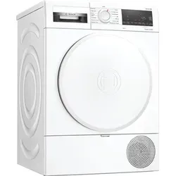 BOSCH WQG233D0FR Wärmepumpen-Wäschetrockner 8 kg - Freistehender Trockner mit Auto Dry Technologie und Antivibrationsdesign für leise und effiziente Trocknung. Ideal für Familien mit großem Wäscheaufkommen.