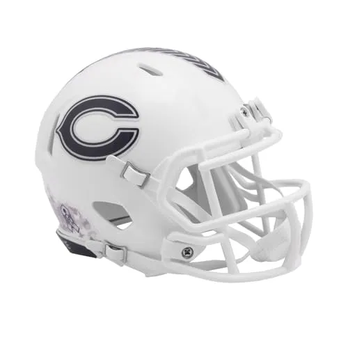 NFL Chicago Bears Salute to Service 2024 Mini Helm - Sportfan Spielzeugfiguren, Limited Edition Dekohelm in Originalverpackung - Detailgetreu und perfekt für Sammler!