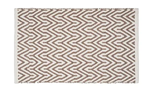 WENKO Badematte Altai beige 50 x 80 cm – Rutschfest & Waschbar - Gestalten Sie Ihr Badezimmer stilvoll mit der WENKO Badematte Altai beige (50 x 80 cm). Die rutschfeste Unterseite sorgt für Sicherheit, während das waschbare Material aus recycelten PET-Flaschen langlebigen Komfort bietet.