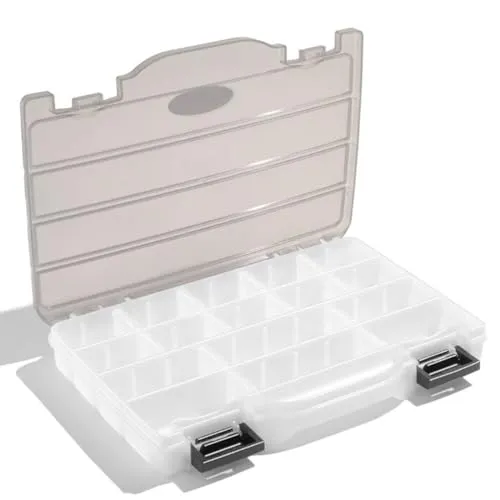 SpinMad Box Medium - Angelbox für Kunstköder, Tacklebox, Köderbox für Spinnköder, Kunstköderbox für Jigspinner