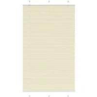 Rollo Plissee Creme 120x200 cm von vidaXL - Hochwertiges Plissee-Rollo in Creme, ideal für Fensterdekoration mit optimalem Lichtschutz und einfacher Montage. Perfekt für jedes Zuhause.