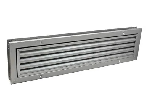 Lüftungsgitter LG-5010 DORAA - Alu Lamellengitter 535 x 135 mm - Praktisches Lüftungsgitter LG-5010 DORAA aus eloxiertem Aluminium für ideale Belüftung in Badezimmern und Wohnräumen. Vielseitig einsetzbar und in verschiedenen Größen erhältlich.
