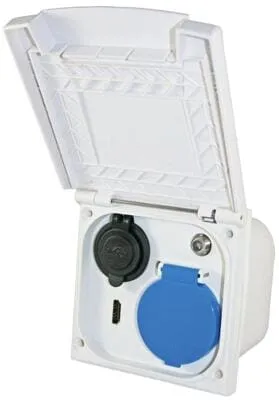 Multifunktions Außensteckdose für Wohnmobile und Wohnwagen