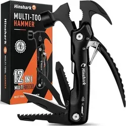 12-in-1 Multitool für Männer – Vielseitiges Camping Gadget - Sonstiges Camping & Outdoor: Praktisches 12-in-1 Multitool aus Edelstahl, ideal für Outdoor-Aktivitäten und Heimwerkerarbeiten. Kompakt und tragbar mit Nylontasche für einfaches Mitnehmen.