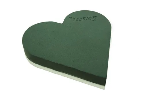 mosy Bastelfilz Kleines Steckmasse-Herz, 20 cm, Herzform, herzförmig, Steckmasse, Muttertag, Valentinstag, Hochzeit