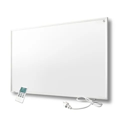 Byecold Infrarotheizung mit Thermostat 900 Watt, Infrarot wandmontage Elektroheizung Energiesparende, Heizpaneel Elektrisch mit Energiesparend Überhitzungsschutz