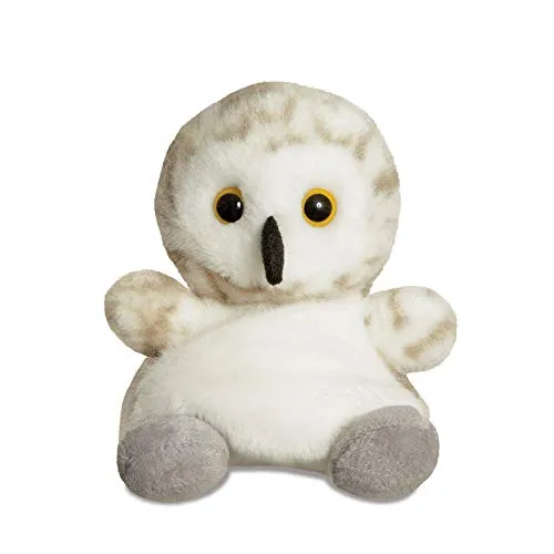 Aurora World Aurora, 61351, Palm Pals Snowy Eule, 13cm, Plüschtier, Weiß