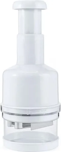 Manueller Zerkleinerer für Zwiebeln, Knoblauch und Gemüse - Küchenhelfer & Kochzubehör, perfekt zum schnellen und mühelosen Zerkleinern von Zwiebeln, Knoblauch und Gemüse.