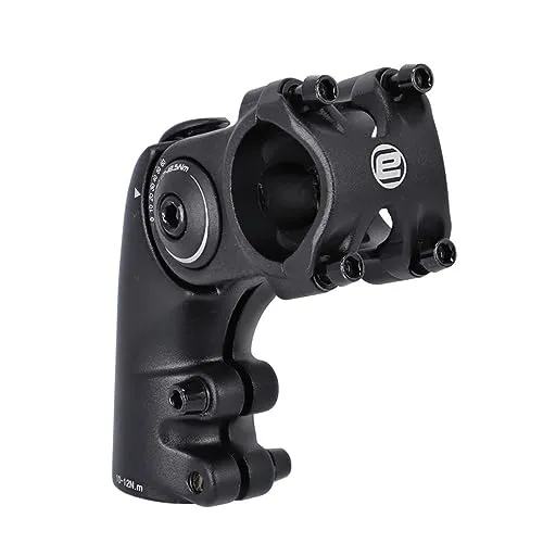 Ergo Tec Unisex-Adult 321302 Vorbau, Schwarz - Fahrradvorbauten aus leichtem Aluminium, ideal für eine verbesserte Kontrolle und Stabilität beim Fahren.