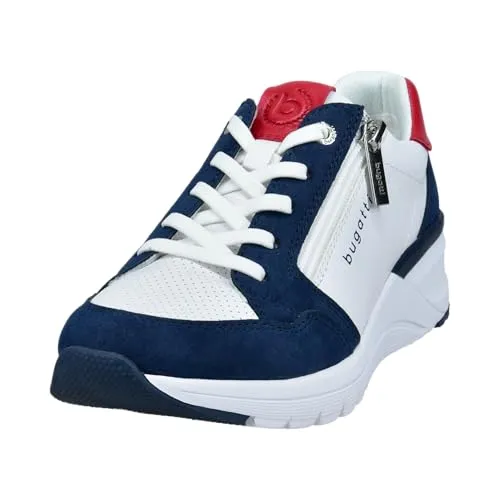 bugatti Damen Sandaletten - Bequeme Sommerschuhe für Frauen - Wanderschuhe mit flachem Absatz und offenem Design, ideal für warme Tage und Freizeitaktivitäten. Komfortabel und stylisch für jeden Anlass.