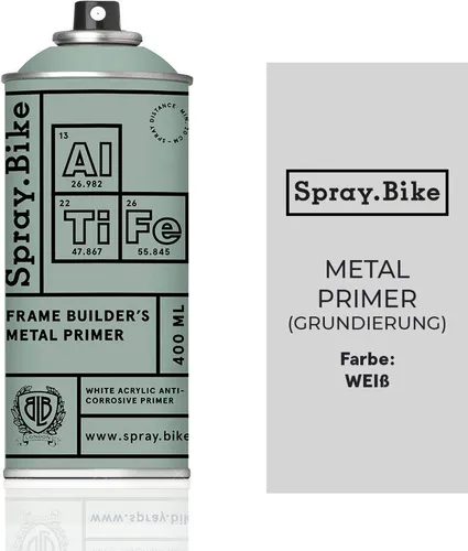 Spray.Bike Metal Primer P&F - Weiße Grundierung - 400ml Spraydose