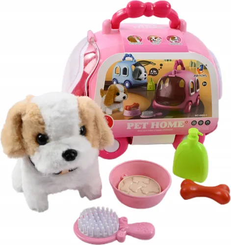 Interaktiver Hund mit Transportbox & Zubehör