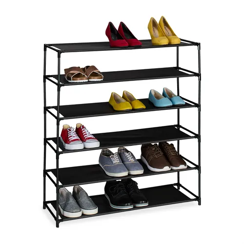 Schuhregal Schuhablage Schuhgestell Schuhständer Metall Schuhabsteller Stoff