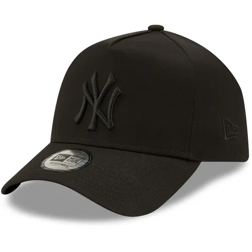 New Era New York Yankees MLB Colour Essential Black 9Forty E-Frame Snapback Cap - Hüte, Kappen & Mützen für Baseball-Fans, stylische Adjustable Snapback für perfekten Sitz und coolen Look