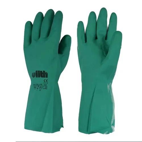 Industriehandschuhe Nitril-Kautschuk XXL/11 grün mit Griffsicherheit