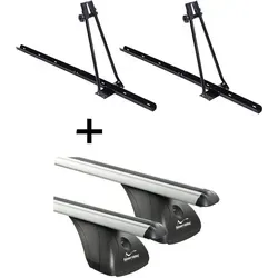 Fahrradhalter ORION für Fiat 500 X, 2x Fahrradträger + Dachträger