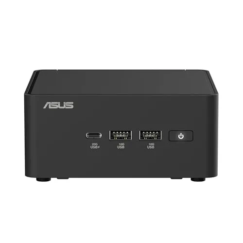 ASUS Mini PC | NUC 15 Pro | Schwarz | Core 3 100U | RAM: 32GB (DDR5) | SSD: 500GB | Windows 11 Pro | Sicherungsstick