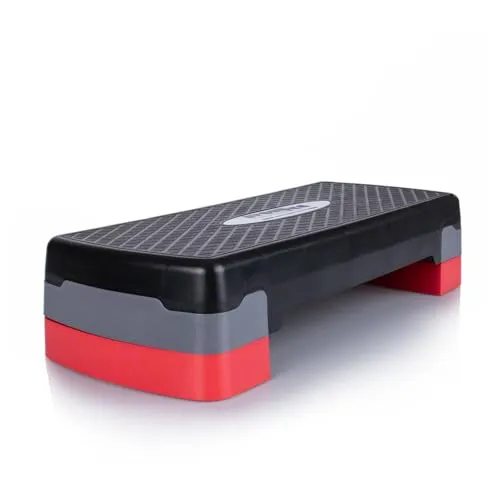 Sport-Tec höhenverstellbares Stepbrett, schwarz