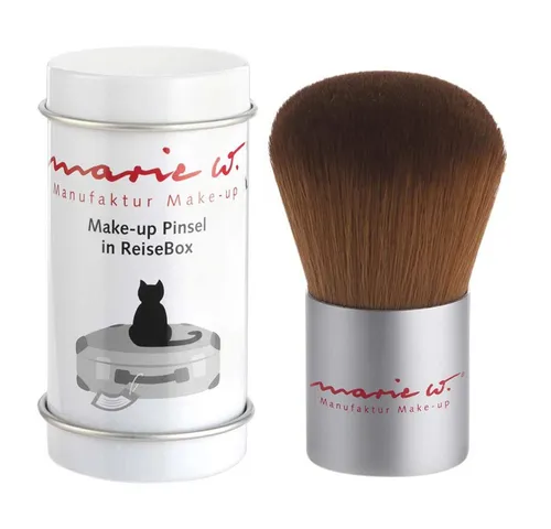 Make-up Pinsel mit Reisebox - Sonstige Make-Up-Artikel, extrem dichter und seidiger Besatz für sanftes Auftragen auf empfindlicher Haut, ideal für unterwegs