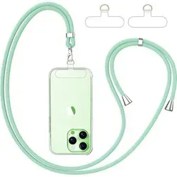 Handyband Universal 2 Stück Lanyard Einstellbar Grün Transparent