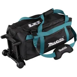 Makita Werkzeugtasche E-12712, 40 L mit Rollen - Robuste Handwerkertasche aus Polyester mit 40 L Fassungsvermögen. Ideal für den Transport schwerer Werkzeuge dank Teleskopgriff und integrierten Rollen. Praktischer Zugang durch weite Öffnung und zusätzliche Taschen für Kleinteile.