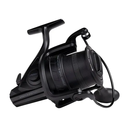 PENN Affinity III Spod 8000 Longcast Spin - Angelrollen mit CNC-Getriebetechnologie, ideal für präzises Casting und hohe Schnurfassung für den anspruchsvollen Angler.