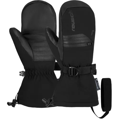 Reusch Torres R-tex XT Mitten black (7700) 10 - Skihandschuh Fäustlinge für Herren & Unisex, extrem warm und wasserdicht, ideal für eisige Wintertage mit innovativer Wärmetasche für besten Kälteschutz.