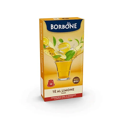 The Al Limone, Kompatible Nespresso Kapseln, Caffè Borbone, 10 Stück