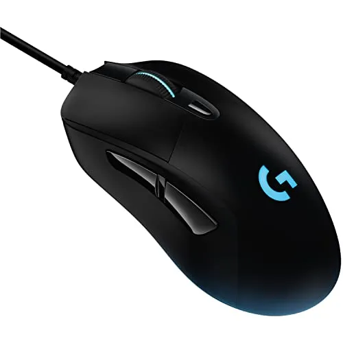 Logitech G403 Hero - Optische Gaming-Maus mit 16.000 DPI, LIGHTSYNC RGB-Beleuchtung und 6 programmierbaren Tasten für präzise Kontrolle und individuelles Gaming-Erlebnis
