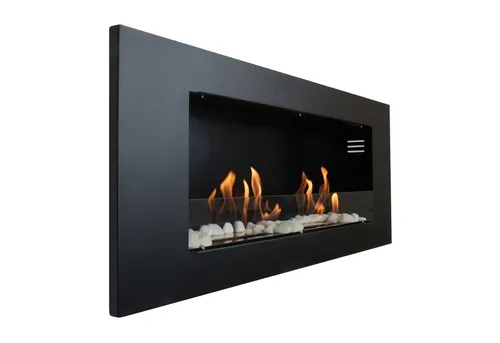 Kaminbau Mierzwa Echtfeuer-Dekokamin Aurora (Luxus Royal, Brenngel & Bio-Ethanol Kamin inkl. 2 regulierbare Edelstahl Brenner), Farbwahl, Gelkamin, Ethanolkamin, Kaminofen, Wandkamin