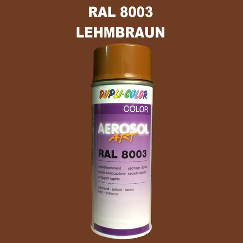 Dupli Color RAL 8003 Lehmbraun Spraydose 400ml glänzend Lackspray Autolack